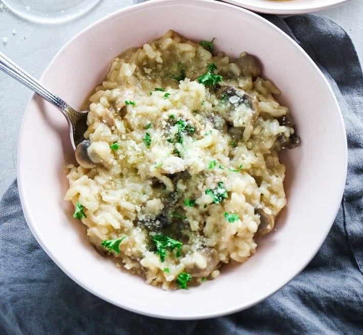 Truffle mushroom risotto